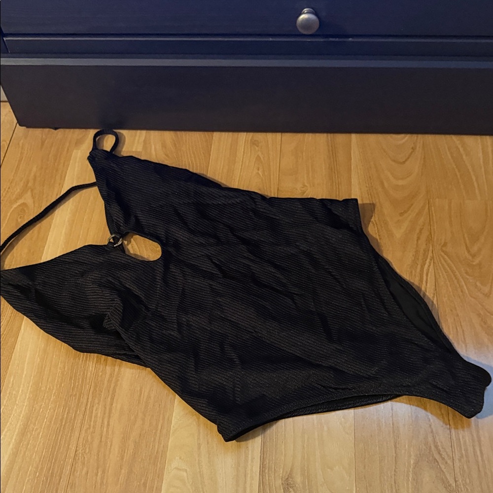 Aerie Black One-Piece Swimsuit